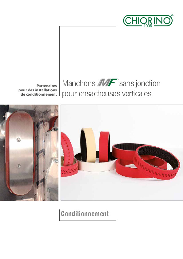 Manchons endless MF pour conditionneuses verticales aperçu du fichier