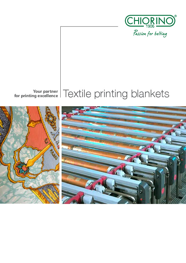 Textil - Bandas para prensado de tejidos