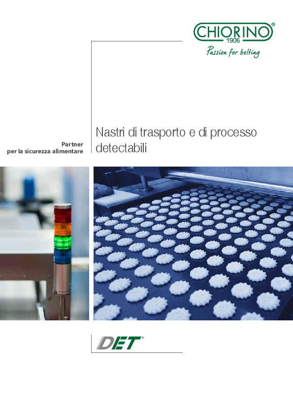 Alimentare - Nastri di trasporto e di processo detectabili DET®