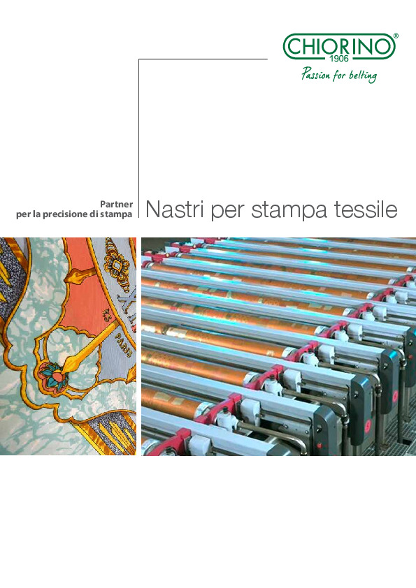 Tessile - Nastri per stampa tessuti