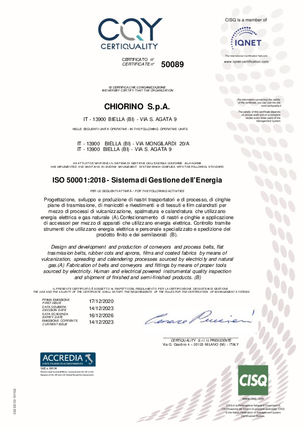 UNI ISO 50001:2018 anteprima