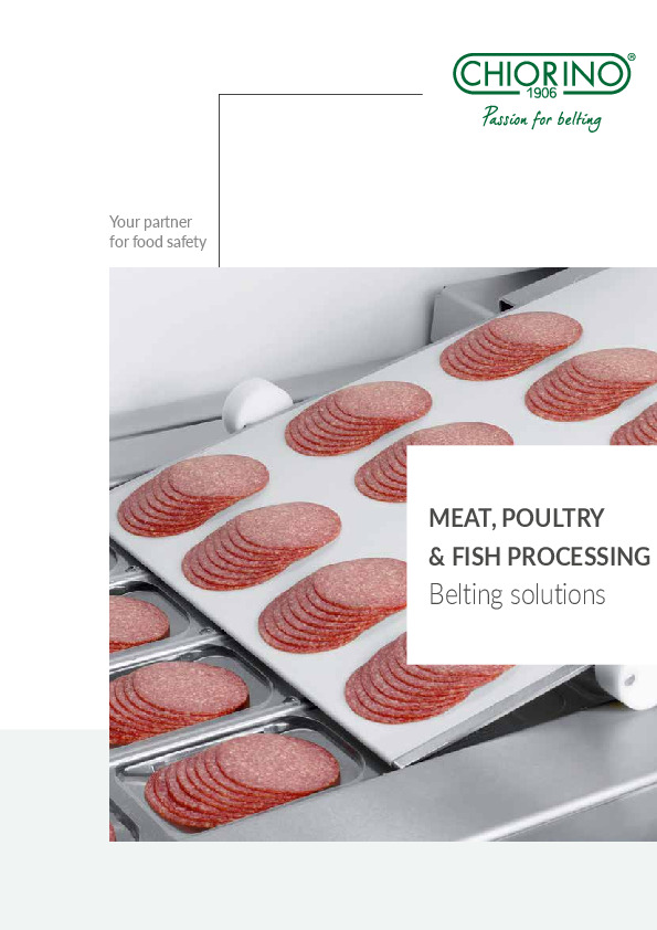 Food - Meat & Poultry - HACCP Conveyor and process belts