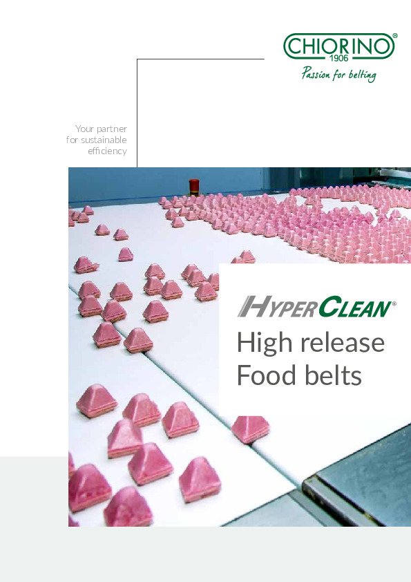 HYPERCLEAN High release food belts