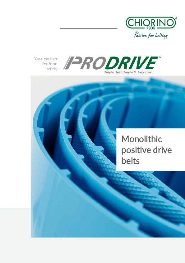 Prodrive®: Monolithic positive drive belts
