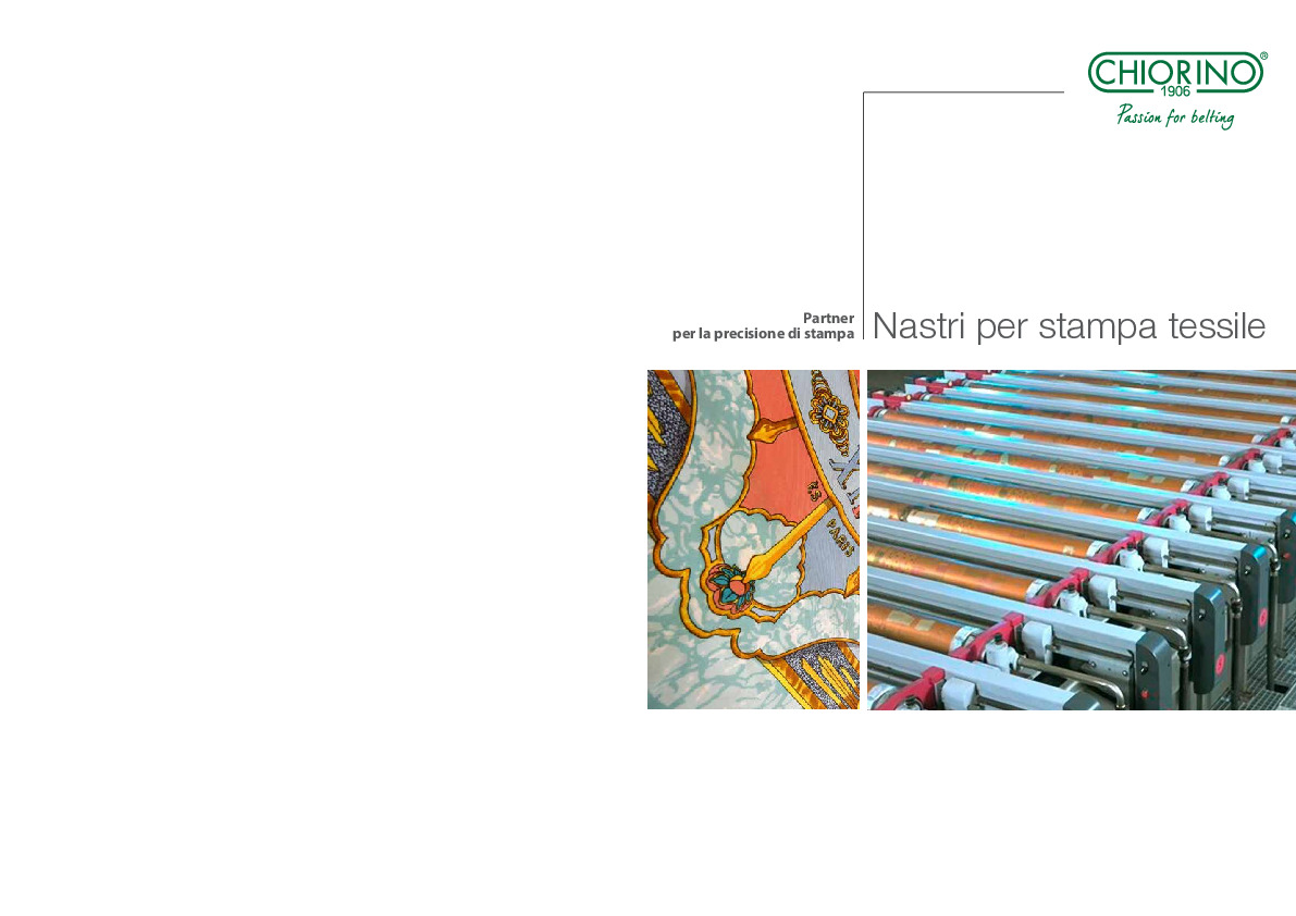 Tessile - Nastri per stampa tessuti