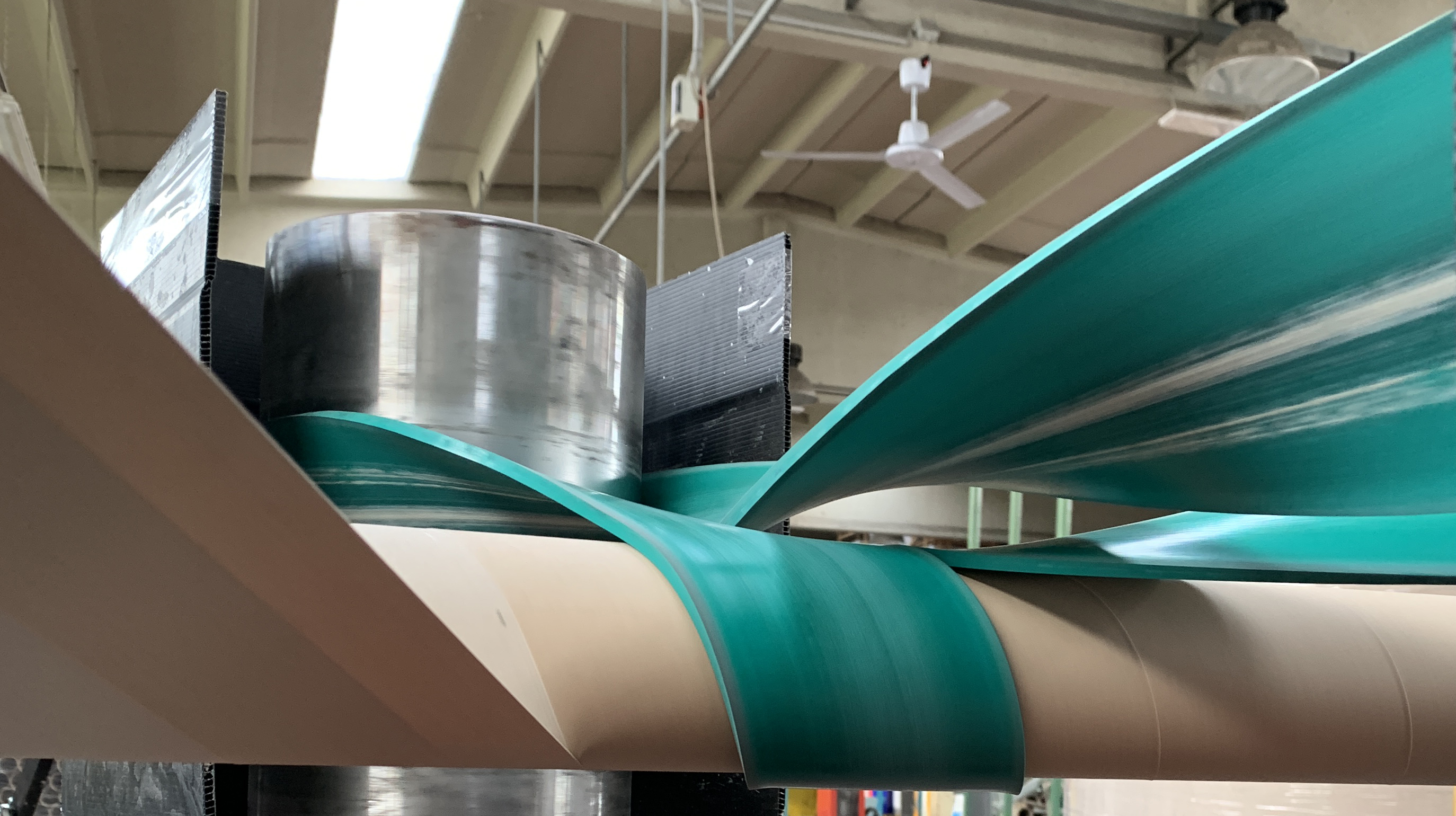 High efficiency endless belts for tube winders
